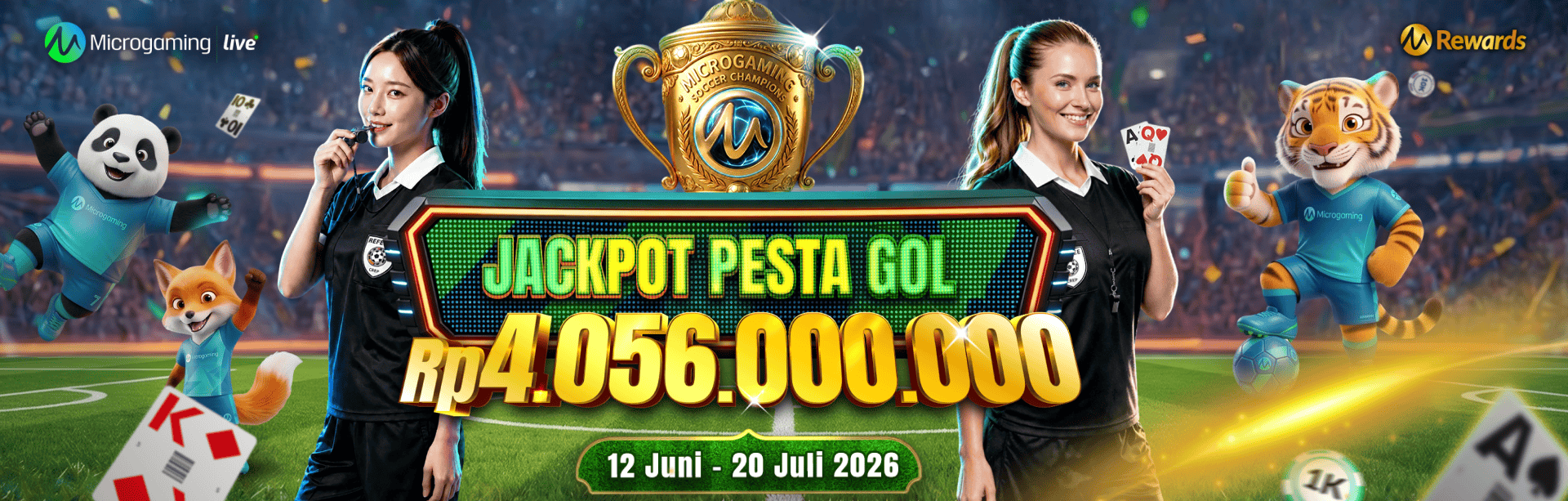 BONUS CASHBACK 10%!  Khusus Pertandingan Piala Dunia 2026